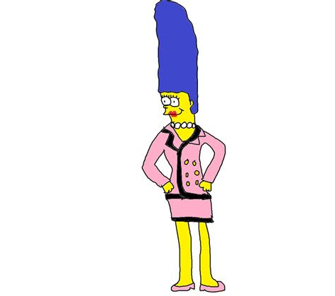 marge chanel suit|marge the simpsons suit.